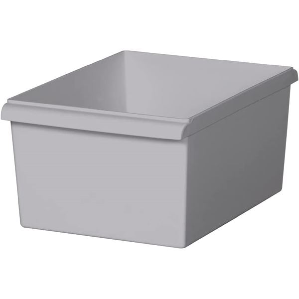 【クーポン配布中】【5個セット】 吉川国工業所 ジャストイット コンテナー 本体 スリム(浅) グレー JTR-05 【フタ別売】