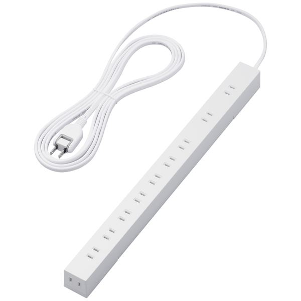 【ポイント20倍】エレコム 法人向け10口タップ/2P/3m/マグネット付き/ホワイト T-H0203WH