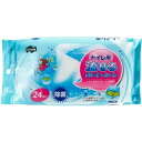 【ポイント20倍】【10個セット】 山崎産業 コンドル トイレ用流せるクリーナーシート 24枚入り(3)