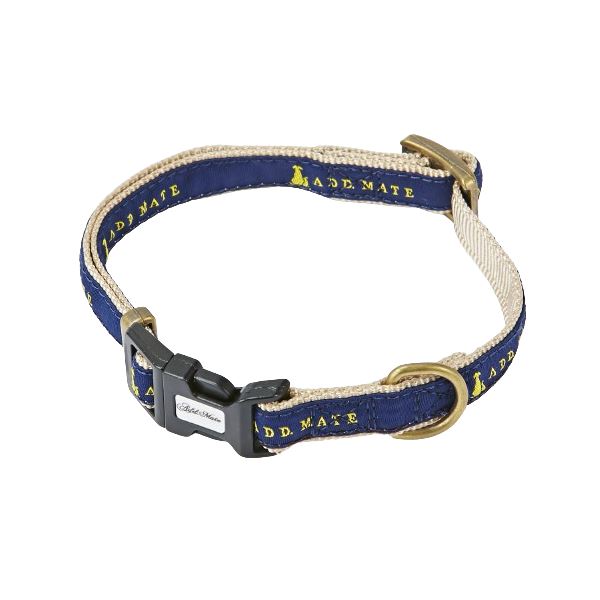 【ポイント20倍】（まとめ）ADD.Mate シンボルカラー S ネイビー 犬具/首輪 【×2セット】