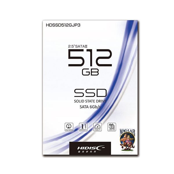 【ポイント20倍】HIDISC 2.5inch SATA SSD 512GB HDSSD512GJP3