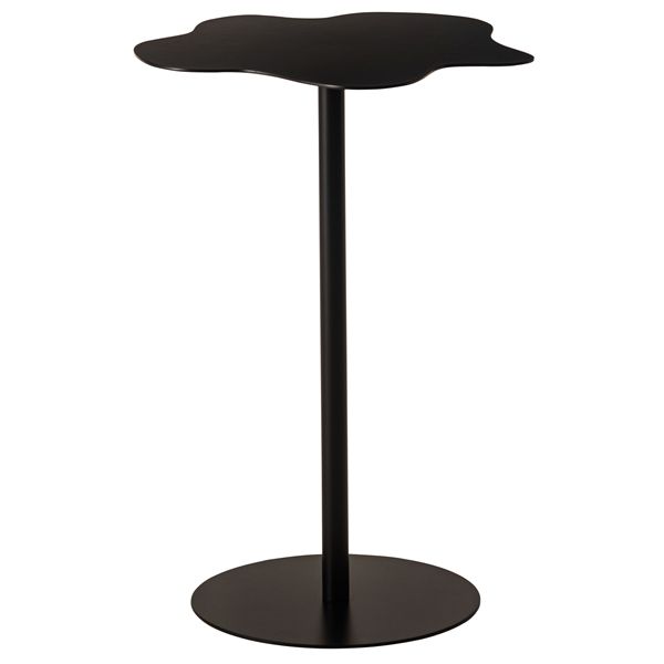 サイドテーブル 約W34×D34×H53cm ブラック 組立式