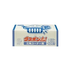 楽天インテリアの壱番館【ポイント20倍】（まとめ）白元フォンテム ダスポンUP！三角コーナ用／DSC-105A／105枚入 【×5セット】