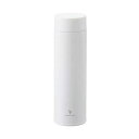 【ポイント20倍】カクセー クリーンパウダー 真空二重マグボトル500ml ホワイト CLE-01W