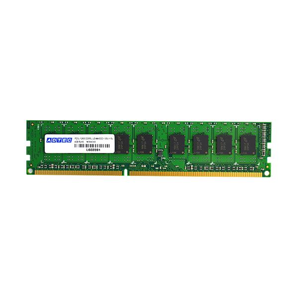 【ポイント20倍】アドテック DDR3 1333MHzPC3-10600 240Pin Unbuffered DIMM ECC 8GB×2枚組 ADS10600D-E8GW1箱