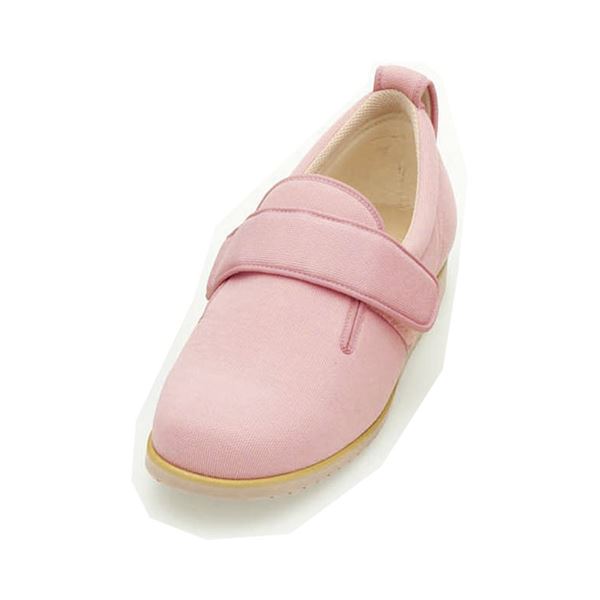 【ポイント20倍】介護靴 施設・院内用 ダブルマジック2 9E(ワイドサイズ) 7017 両足 徳武産業 あゆみシリーズ ／LL (24.0～24.5cm) ピンクのサムネイル