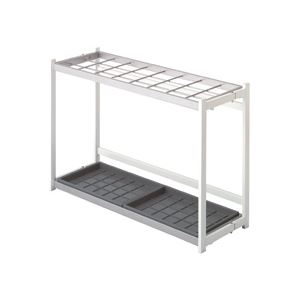 【スーパーSALEでP最大46.5倍】テラモト 折りたたみ式傘立て E型 薄型タイプ 24本用 ホワイト UB-900-224-0 1台