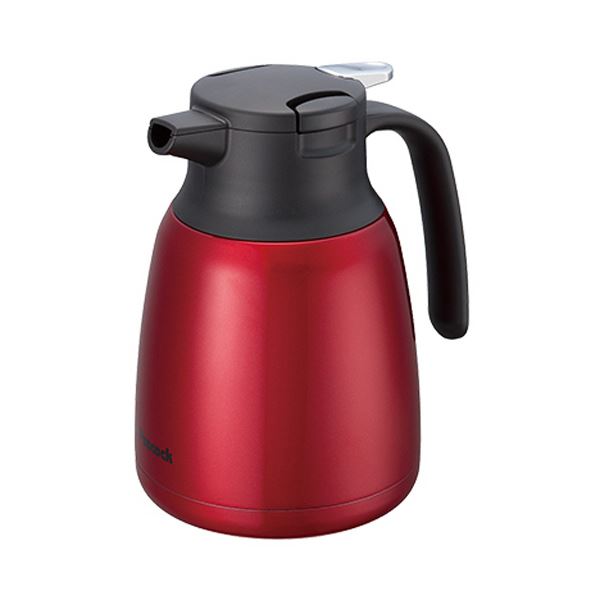 【マラソンでポイント最大46倍】ピーコック ステンレス製 ハンディポット1.0L レッド AHR-100-R 1台