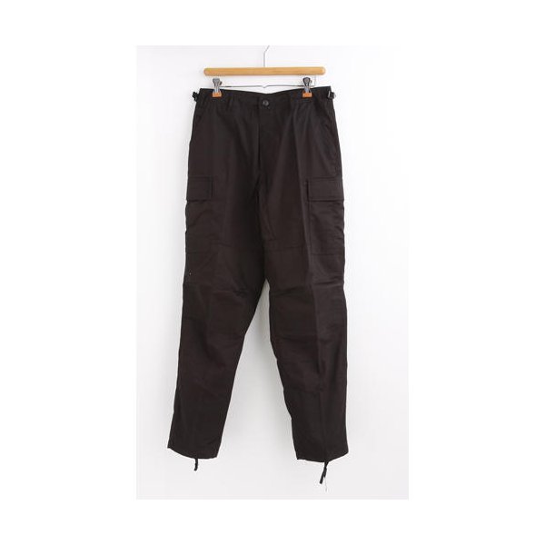 【クーポン配布中】アメリカ軍 BDU カーゴパンツ/迷彩服パンツ 【XSサイズ】 YN521007 ブラック(黒) 【レプリカ】