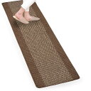【マラソンでP最大47倍】【3個セット】 キッチンマット/台所マット 【ブラウン】 約60cm×270cm 洗える コンパクト 優踏生 洗いやすい 〔キッチン用...
