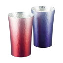 【クーポン配布中&マラソン対象】錫製タンブラー200ml 2客セット 6139-035