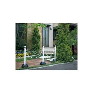 【ブラックフライデーでP最大47倍】(まとめ)ミツギロン チェーンスタンド3本組ホワイト SF-03-W 【×4セット】