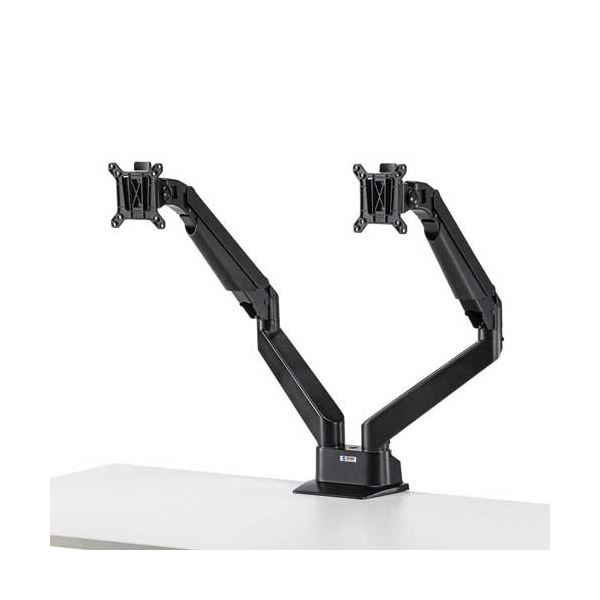 【クーポン配布中】サンワサプライ水平垂直多関節液晶モニター 2面 ブラック CR-LA1302BKN2 1台