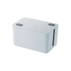【クーポン配布中】（まとめ）エレコム ELECOM ケーブルボックス4個口 EKC-BOX002WH 【×3セット】