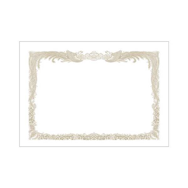 【クーポン配布中&スーパーSALE対象】（まとめ） ササガワ タカ印 ミニ賞状用紙 B6判タテ書用 10-1640 1ケース（100枚） 【×5セット】