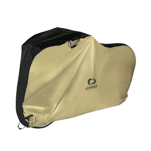 ライズクリエイション creer 自転車カバー 大人用 確かな撥水性と耐久性 ベージュ C017-BEIGE(4)