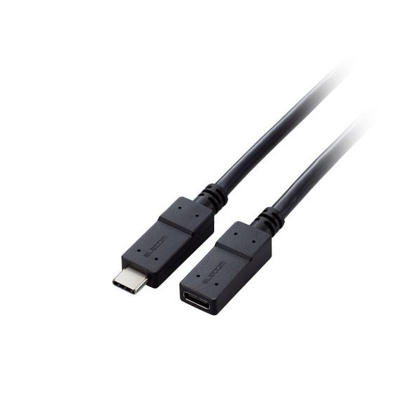 【クーポン配布中】【3個セット】 エレコム USB Type-C（TM）延長ケーブル（USB 5Gbps） USB3-ECC05BKX3