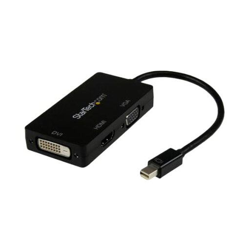 StarTech.com Mini DisplayPort-VGA/DVI/HDMI変換アダプタ MDP2VGDVHD 1個 StarTech.com Mini DisplayPort-VGA/DVI/HDMI変換アダプタ MDP2VGDVHD 1個