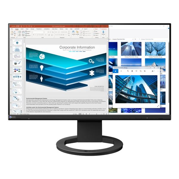 【ポイント20倍】EIZO 液晶ディスプレイ 23.8型/1920×1080/HDMI、DisplayPort、USBType-C/ブラック/スピーカー:あり EV2480-ZBK