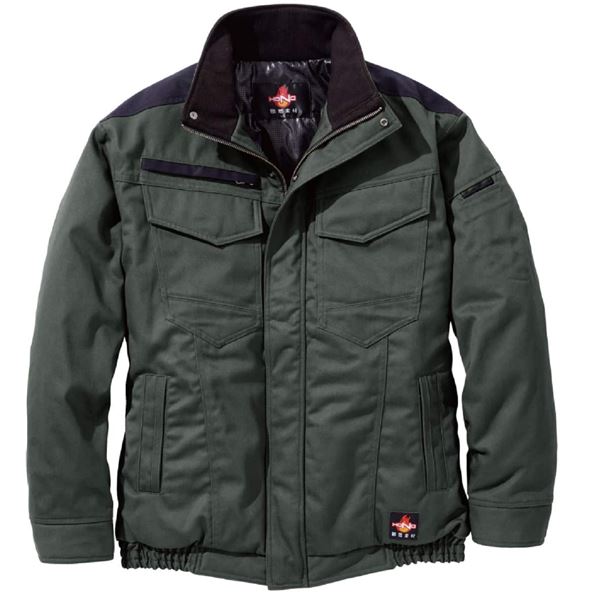 【ポイント20倍】村上被服 HOOH 難燃防寒ブルゾン 4233 カーキ L