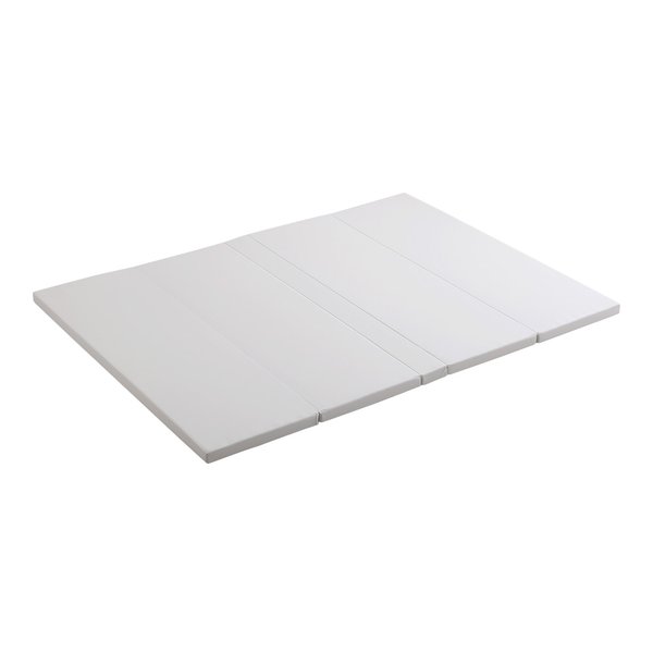 【クーポン配布中】折りたたみ式キッズプレイマット Lサイズ（約160×200cm） ライトベージュ【代引不可】