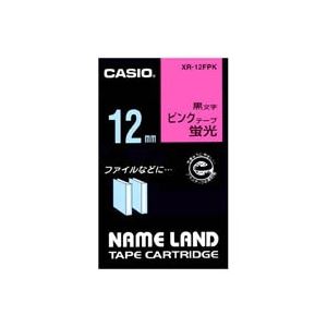 【クーポン配布中】(まとめ)カシオ CASIO 蛍光テープ XR-12FPK 桃に黒文字 12mm【×5セット】 【クーポン配布中】(まとめ)カシオ CASIO 蛍光テープ XR-12FPK 桃に黒文字 12mm【×5セット】