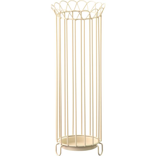 【ポイント20倍】傘立て アンブレラスタンド 約幅16cm スリム 丸型 アイボリー アイアン インテリア小..