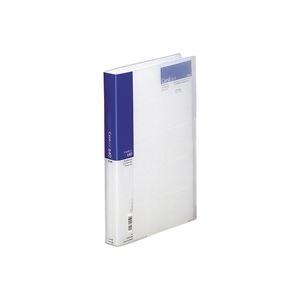 【クーポン配布中】(業務用5セット) LIHITLAB 名刺ホルダー/名刺ファイル 【A4】 片面ポケット ヨコ入..