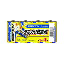 【ポイント20倍】(まとめ) 三菱電機ライフネット アルカリ乾電池 単一 Nタイプ 4本パック 【×3セット】(2)