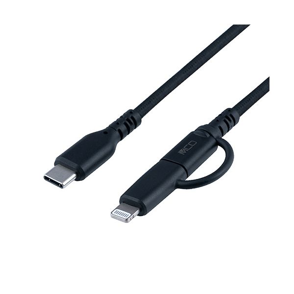 ʤޤȤ ʥХ䥷 ߥ襷LightningץդUSB PD֥ ֥å 1.0m SCL-AD10BK 1 ڡ2åȡ