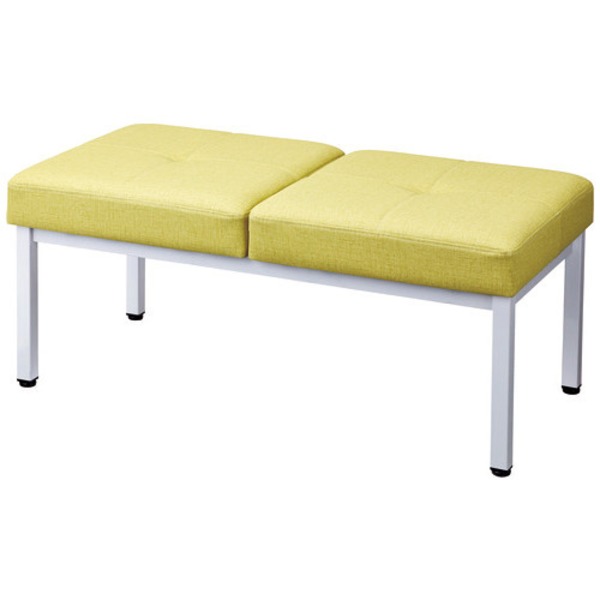 【クーポン配布中】KOEKI ロビーチェア L02W ライトグリーン 2人掛