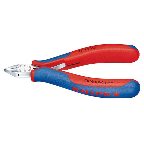 【クーポン配布中】KNIPEX（クニペックス）7772-115 エレクトロニクスニッパー （SB）