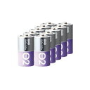 (まとめ) TANOSEE アルカリ乾電池 プレミアム 単2形 1箱(10本) 【×4セット】(2)