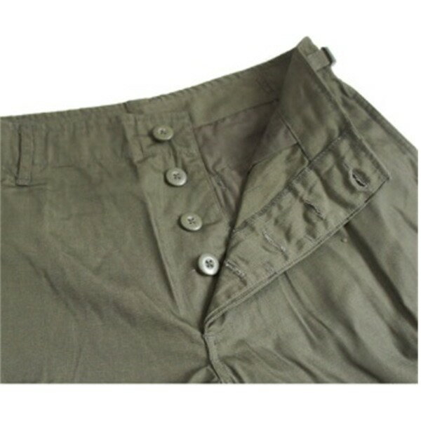 【クーポン配布中】アメリカ軍 BDU カーゴパンツ ／迷彩服パンツ 【 Mサイズ 】 リップストップ YN521007 オリーブ 【 レプリカ 】