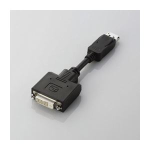 【ポイント20倍】エレコム DisplayPort-DVI変換アダプタ AD-DPDBK