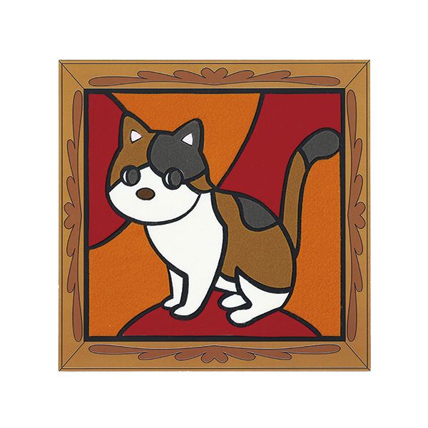 【クーポン配布中】（まとめ） 藤久 貼り絵パズルキッド ねこ【×10セット】