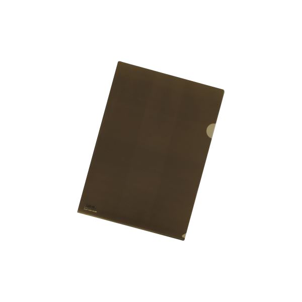 【クーポン配布中&マラソン対象】（まとめ） リヒトラブ カラークリヤーホルダー A4判 F-78-9 茶 1枚入 【×20セット】