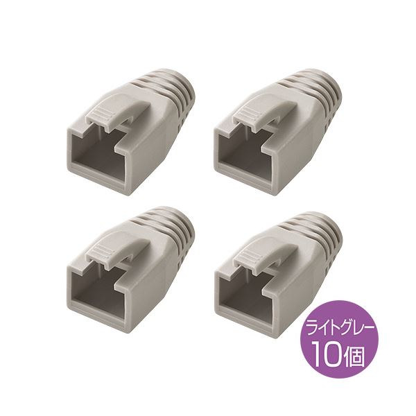 【ブラックフライデーでP最大47倍】（まとめ）サンワサプライ モジュラーカバー（先付けタイプ） ADT-MC8【×5セット】