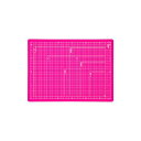 【ポイント20倍】(業務用セット) 折りたたみカッティングマット A4サイズ CTMO-A4-P ピンク【×5セット】