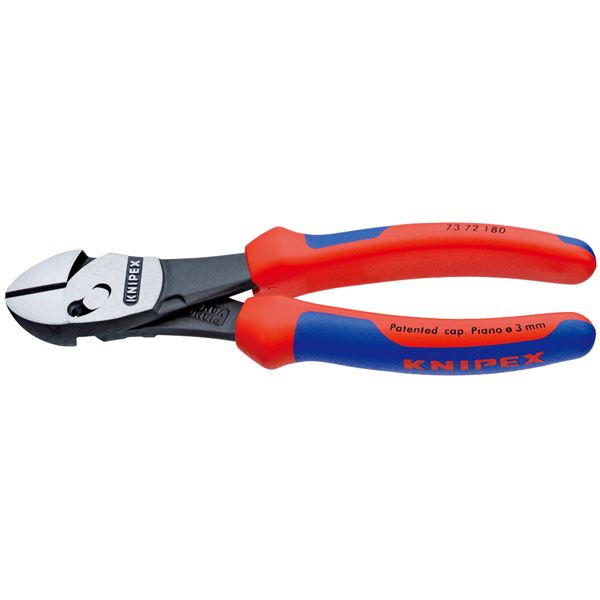 【ポイント20倍】KNIPEX(クニペックス)7372-180 ツインフォースニッパー (BK)