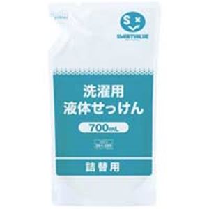 【マラソンでポイント最大46倍】(業務用5セット) ジョインテックス 洗濯用液体せっけん 700mL 12袋 N207J-12