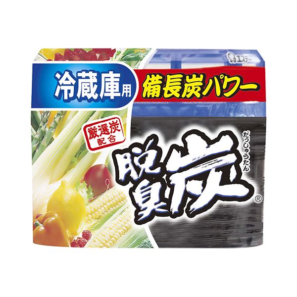 【ポイント20倍】（まとめ） エステー 脱臭炭 冷蔵庫用 140g 1セット（3個） 【×4セット】