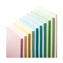 【ポイント20倍】（まとめ） 長門屋商店 Color Paper A3 厚口 水 ナ-1310 1冊（100枚） 【×4セット】