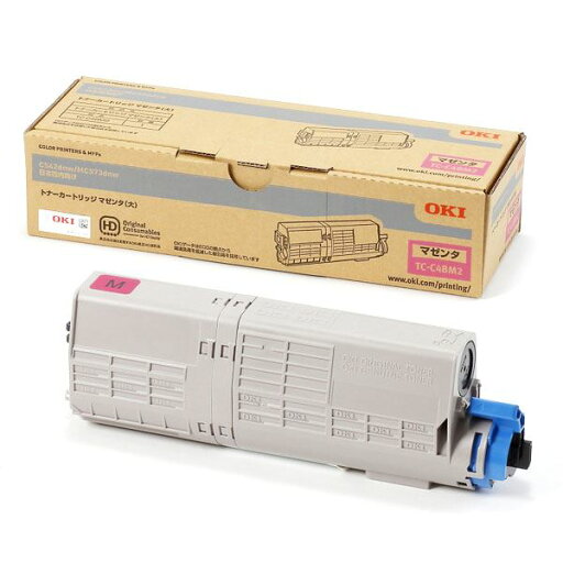 【クーポン配布中】【純正品】OKI 沖電気 トナーカートリッジ【TC-C4BM2 マゼンタ大】 【クーポン配布中】【純正品】OKI 沖電気 トナーカートリッジ【TC-C4BM2 マゼンタ大】