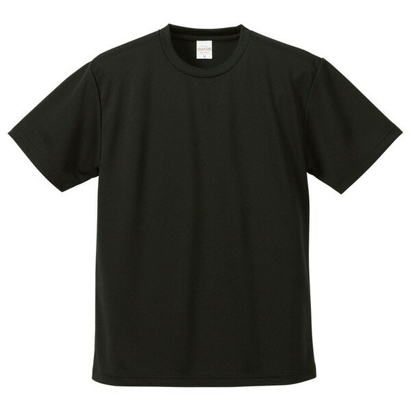 【ポイント20倍】〔5枚セット〕 Tシャツ 150cm ブラック UVカット 吸汗 速乾 4.1オンス さらさらドライ 半袖 ティーシャツ tシャツ