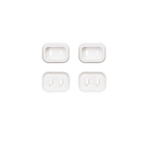 【ブラックフライデーでP最大47倍】(まとめ)サンワサプライ プラグ安全カバー(2P用、4個入り) TAP-PSC1N【×5セット】