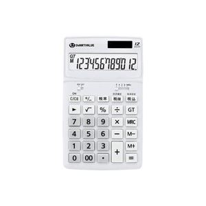 【ポイント20倍】(業務用50セット) ジョインテックス 小型電卓 ホワイト K072J