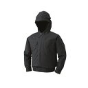 【マラソンでP最大47倍】KU91410 空調服 R フード付き綿長袖ブルゾン FAN2200G・RD9261・LIPRO2セット チャコール L
