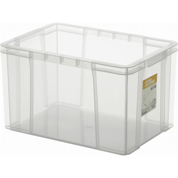 【ブラックフライデーでP最大47倍】【12セット】 ホームコンテナー/コンテナボックス 【HC-24B】 クリア 材質：PP 〔汎用 道具箱 DIY用品 工具箱〕【代引不可】