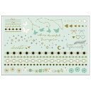 【クーポン配布中&マラソン対象】タトゥーシール/フェイクタトゥー 【ANT】 水だけで貼れる 『jewel tattoos』 〔コスプレ 仮装 イベント〕【代引不可】